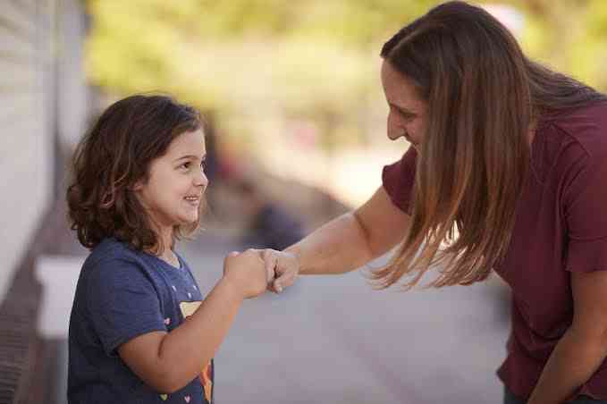 If you are doing something and a young child asks to help, don't say "no" or "you're too little." This develops positive self-esteem, mindfulness and collaboration. - MirrorLog